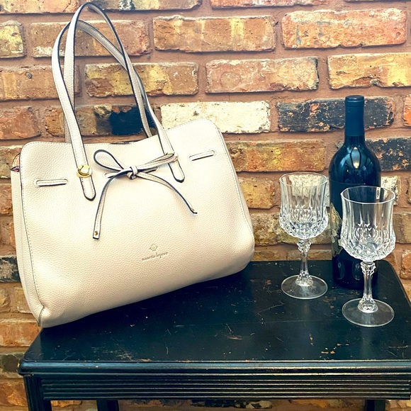 NANETTE LEPORE LARGE CRÈME BAG - Picture 1 of 11